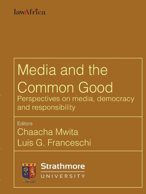 cover image of Media and the Common Good